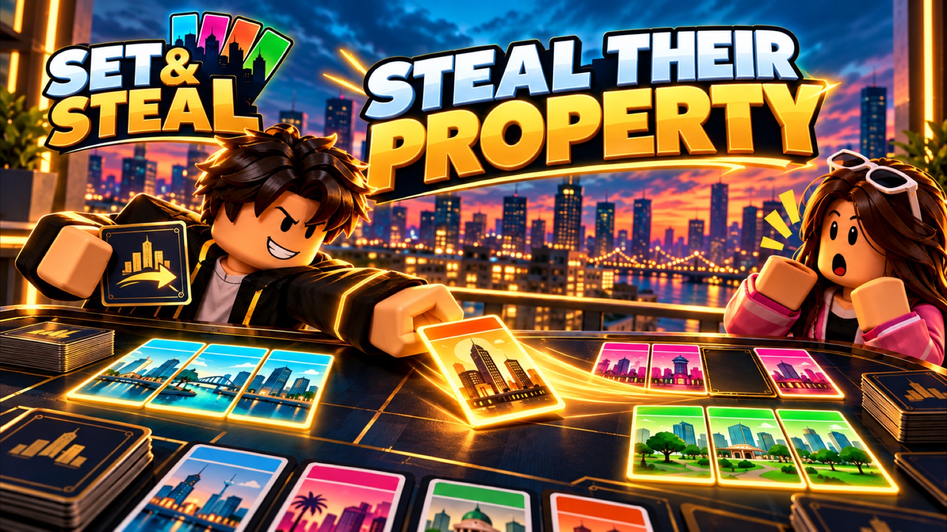A Set & Steal property changes hands during a match